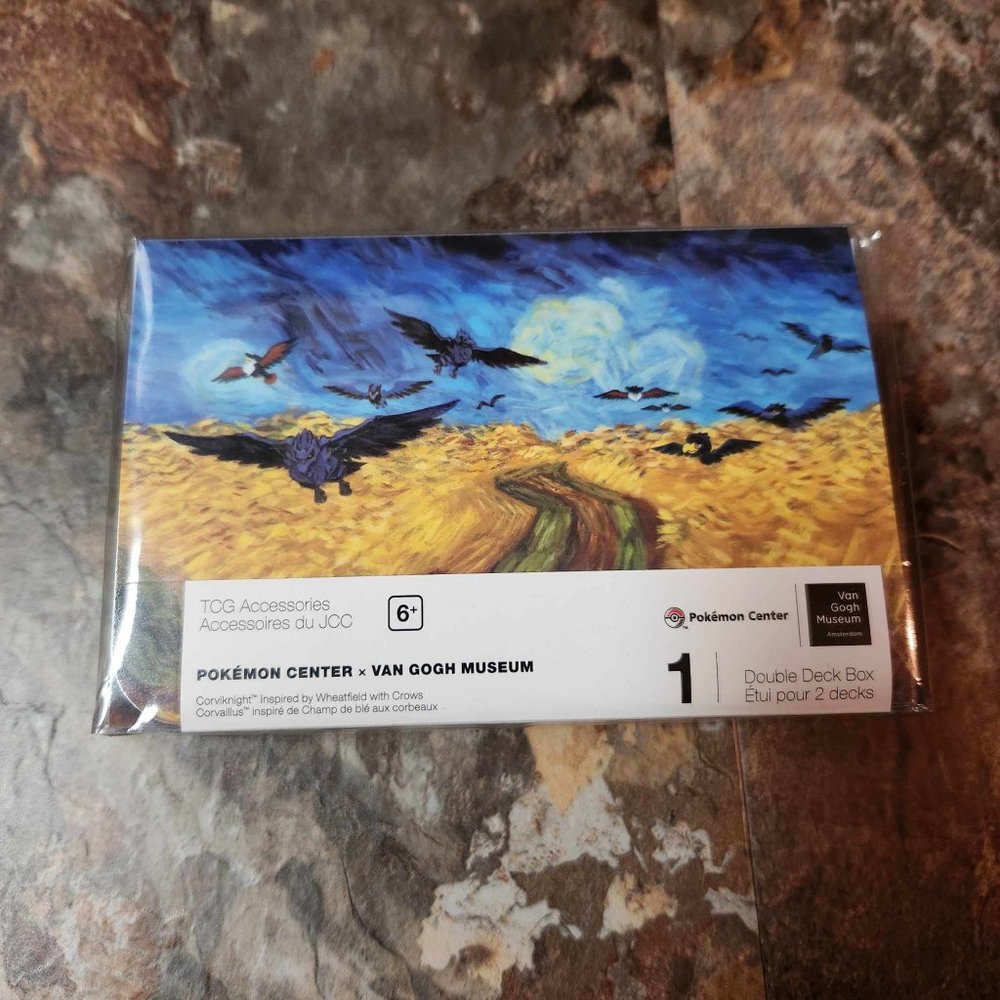 Pokemon x Van Gogh Corviknight Double Deck Box - Brand new sealed